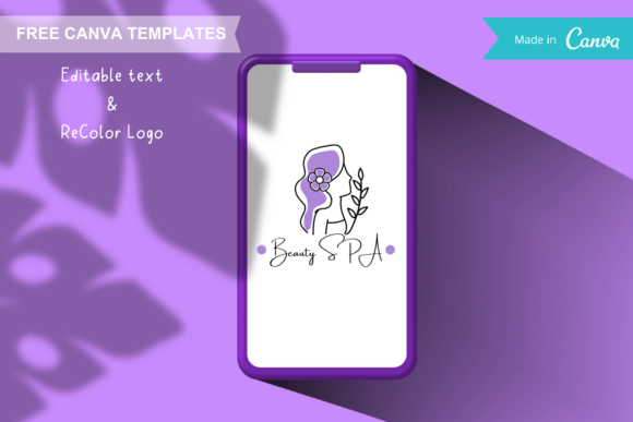 Download Canva Logo Templates - Beauty Hair Logo - Logo template Collection